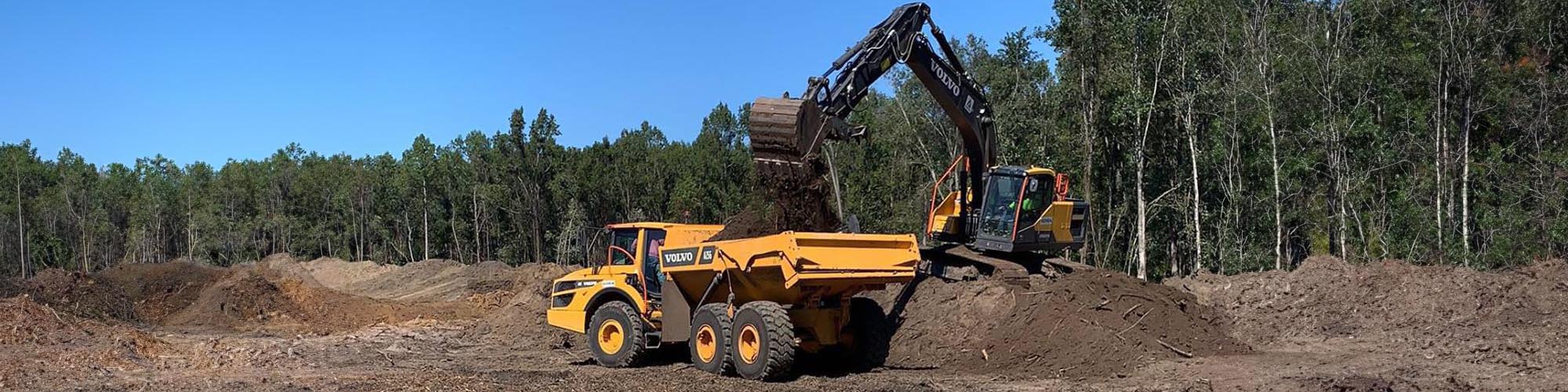Heavy civil excavation and grading work by AD Williams Construction in Savannah, GA